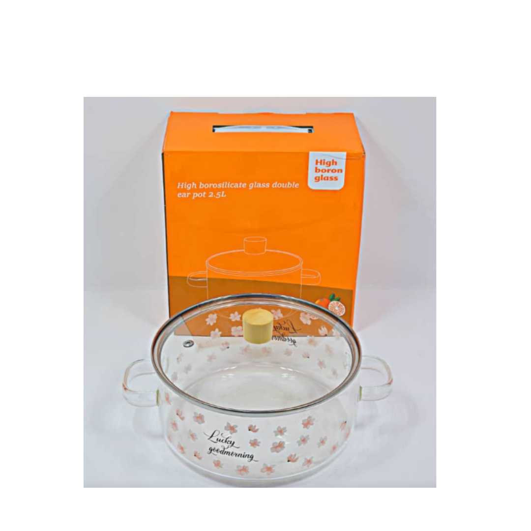 OLLA BOROSILICATO CON DISEÑO - 2
