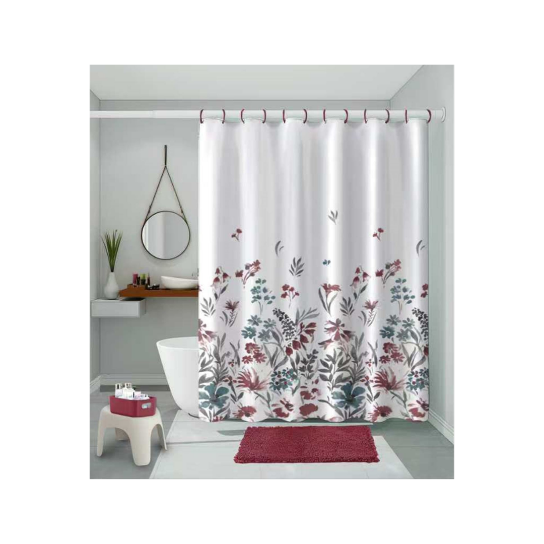 SET DE CORTINA PARA BAÑO  3 PIEZAS - 1