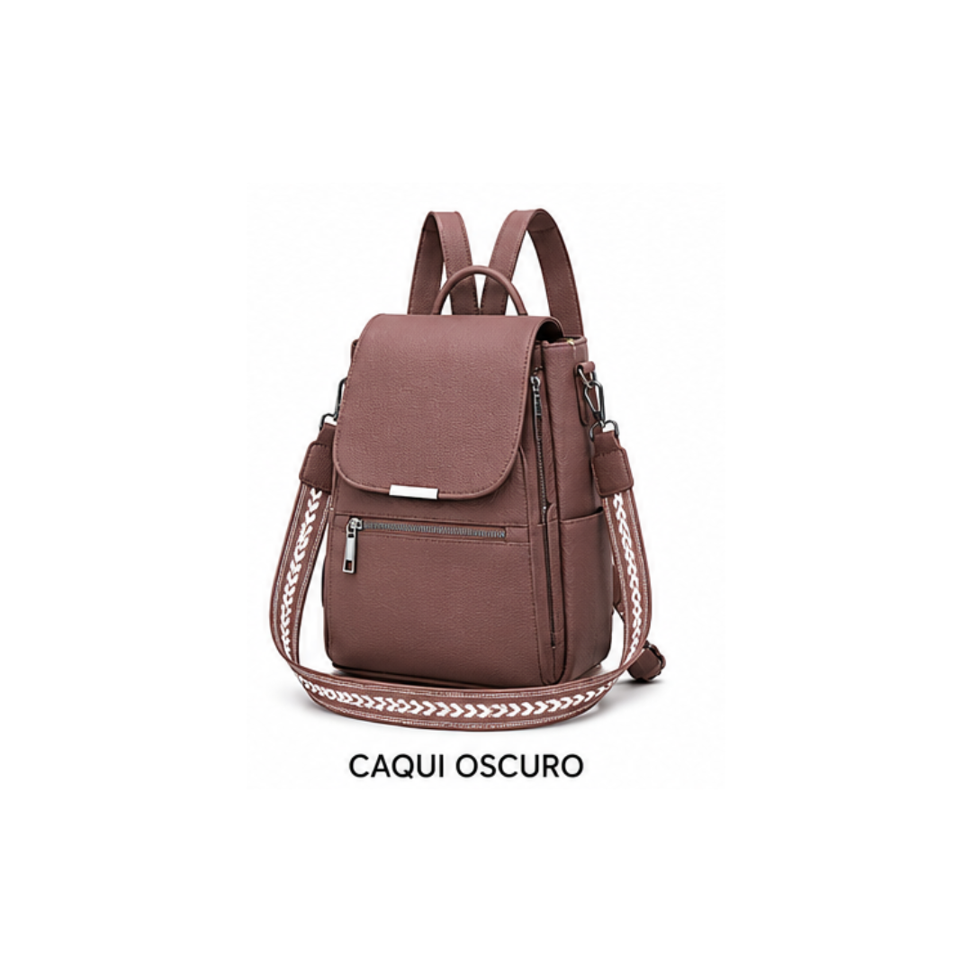MOCHILA CON CORREA Y CIERRE PARA DAMA - 2