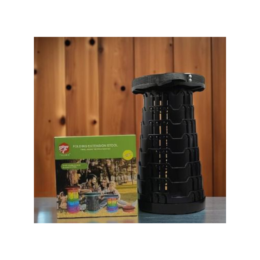 BANCO TELESCÒPICO PLEGABLE NEGRO - 1