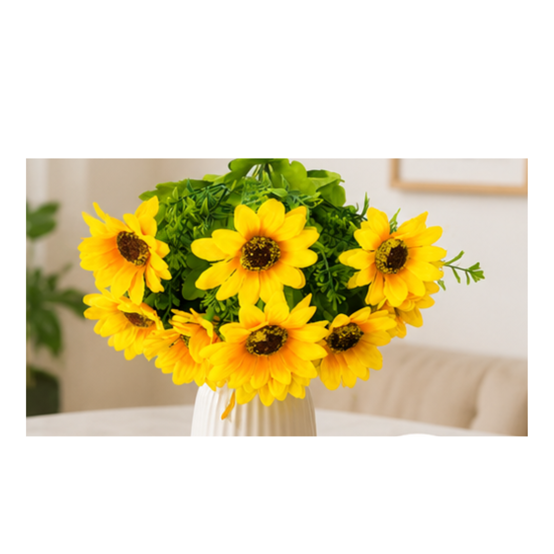 PACK DE 3 RAMOS DE GIRASOLES ARTIFICIALES - 2