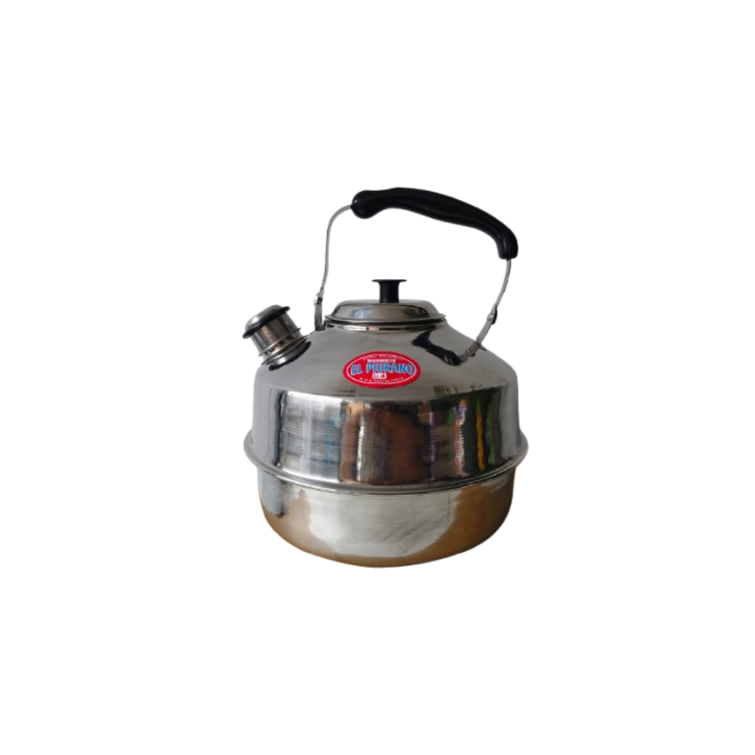TETERA DE ACERO CON SILBIDO DE 4 L - 2
