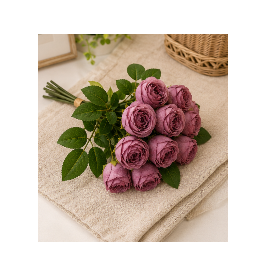 RAMO DE 12 ROSAS ARTIFICIALES - 2