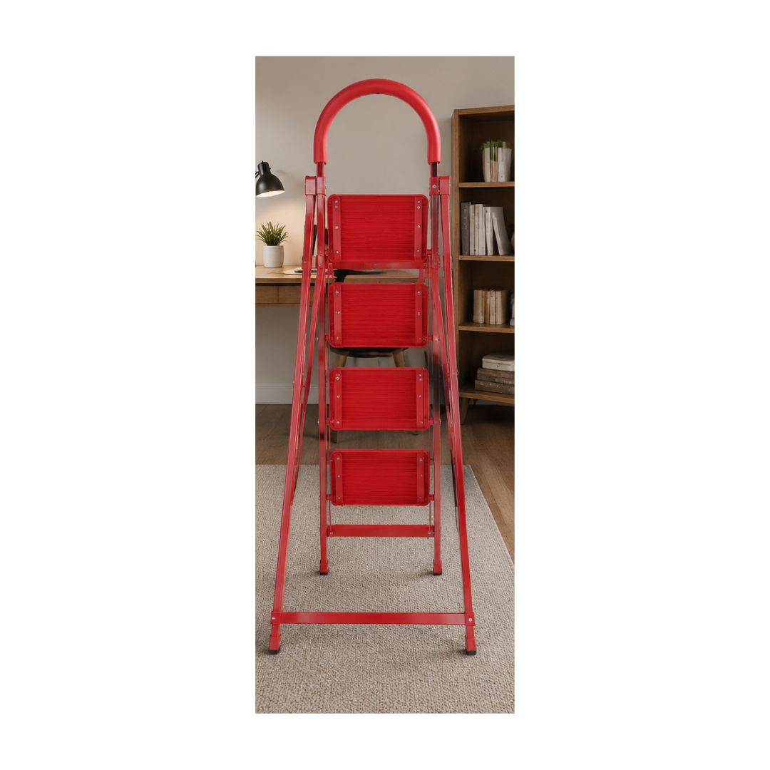 ESCALERA DE 5 PELDAÑOS PLEGABLE PORTATIL - 2