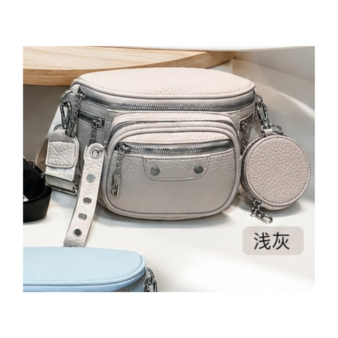 RIÑONERA BANDOLERA MORRAL CON MONEDERO PARA DAMA - 2