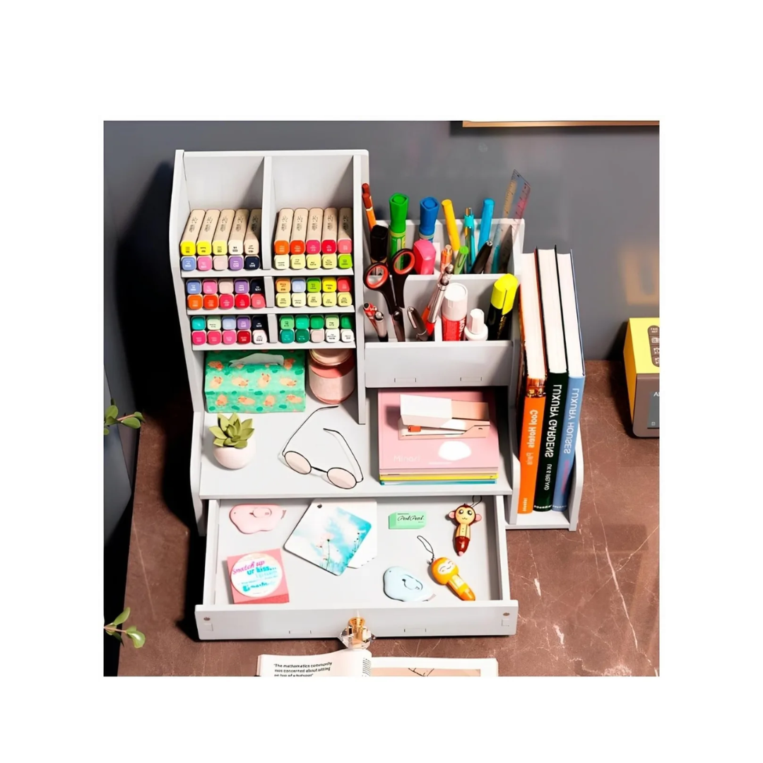 ORGANIZADOR DE ESCRITORIO MULTIFUNCIONAL - 1