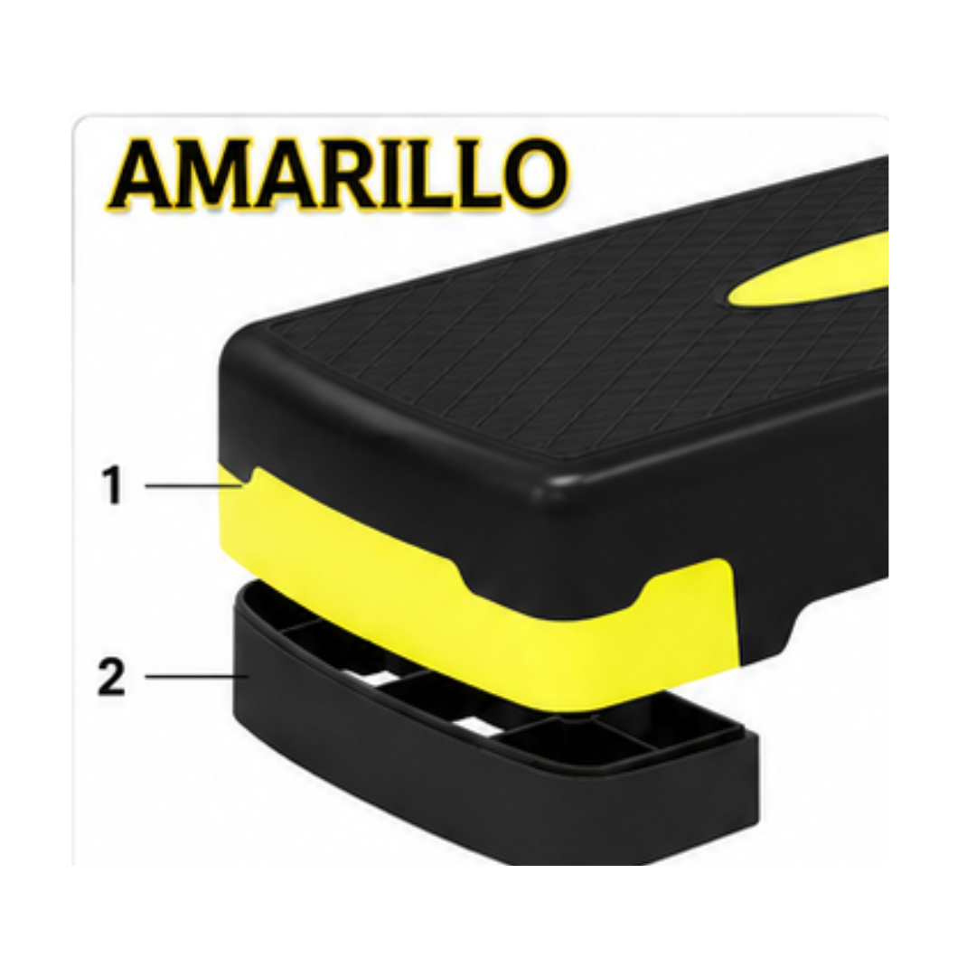 STEP AERÓBICO DE 2 NIVELES ANTIDESLIZANTE - 4