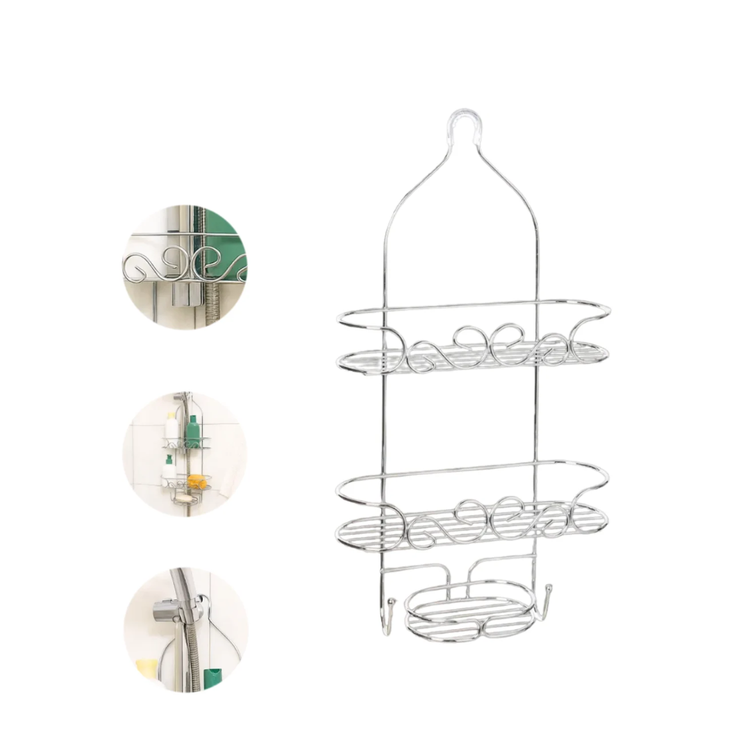 ORGANIZADOR DE METAL PARA DUCHA - 1