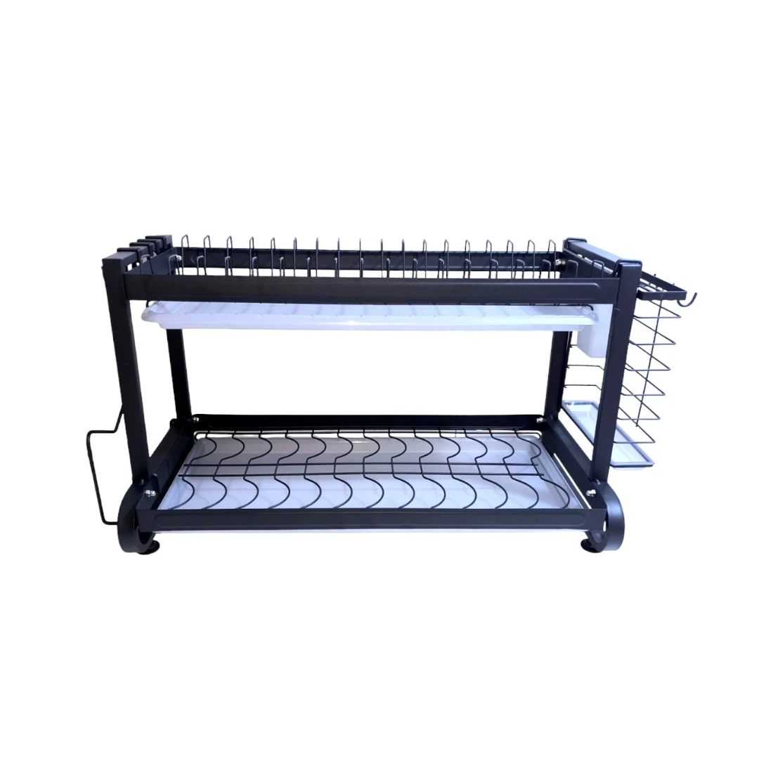 ESCURRIDOR SECADOR DE PLATOS PARA COCINA DE 2 NIVELES - 2