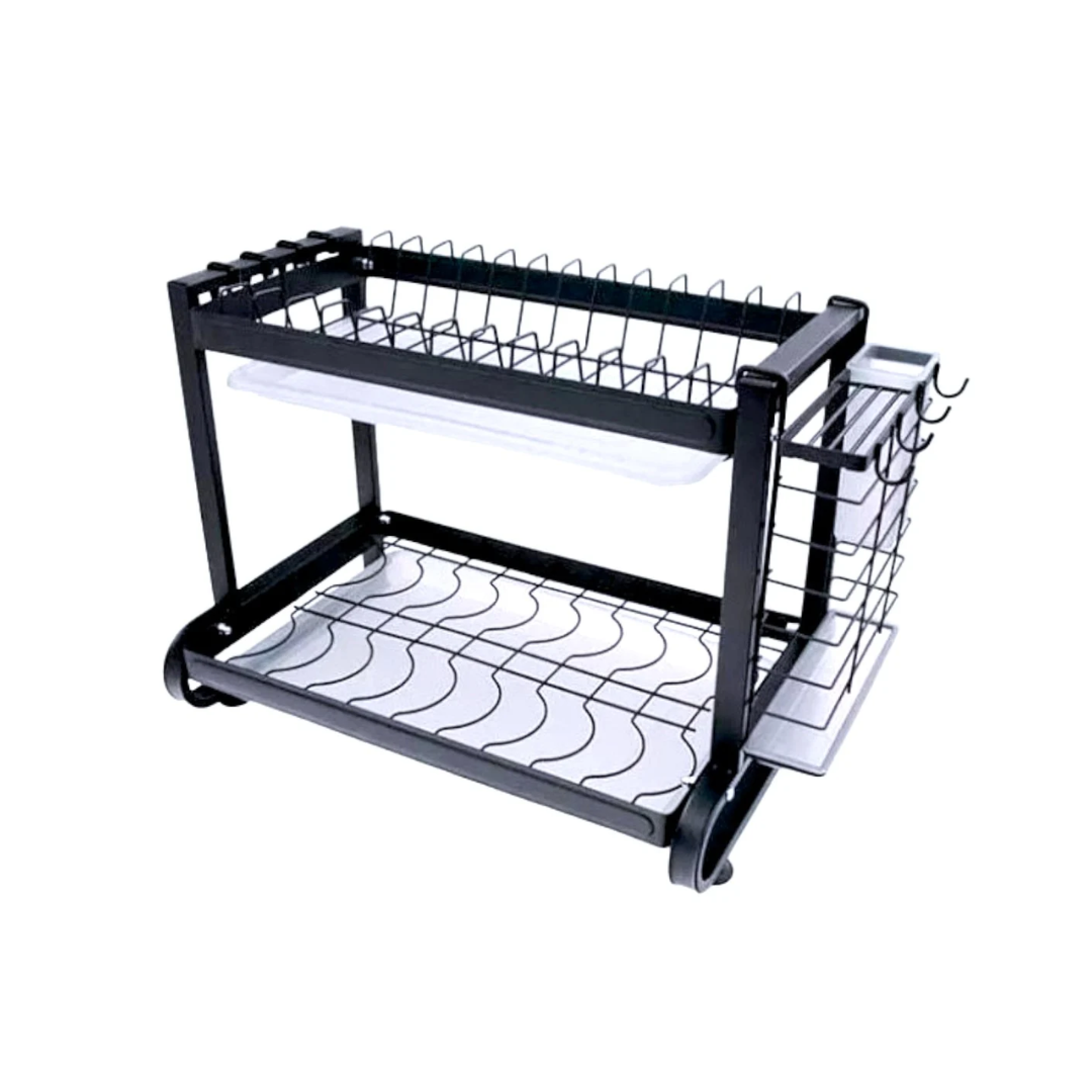 ESCURRIDOR SECADOR DE PLATOS PARA COCINA DE 2 NIVELES - 3