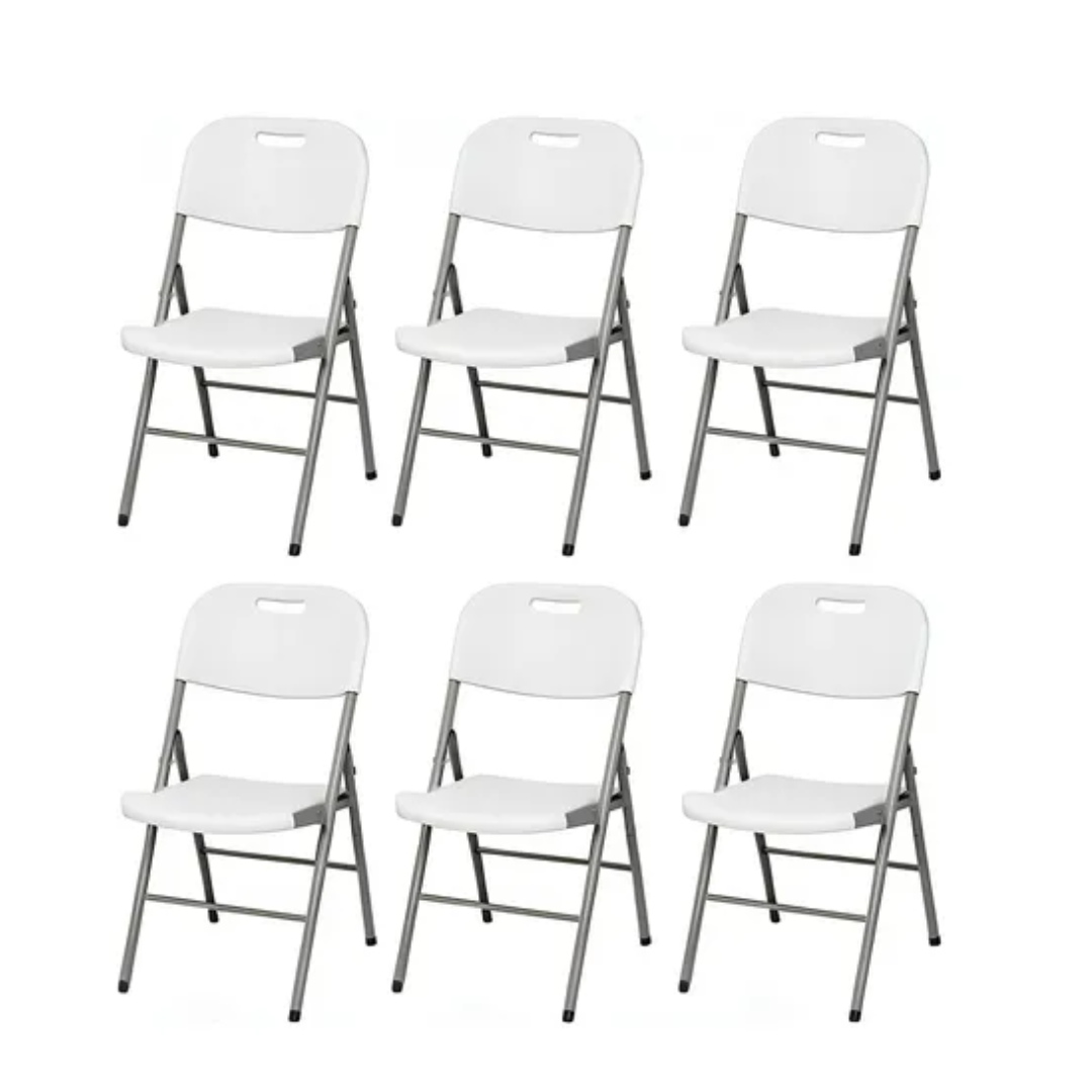 SILLA PLEGABLE PORTÀTIL BLANCA - 2