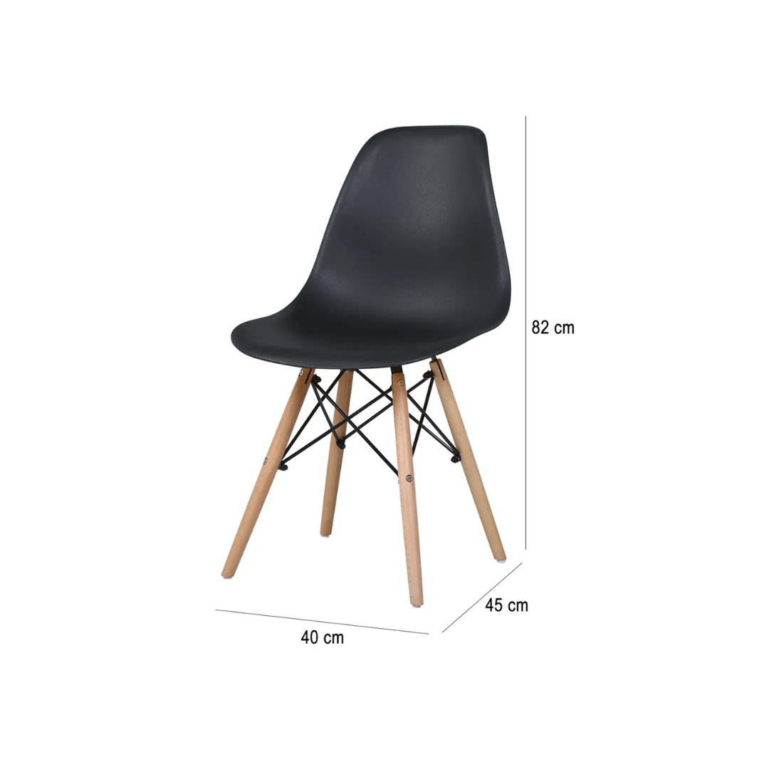 SILLA MODERNA MINIMALISTA PARA OFICINA O COMEDOR - 2