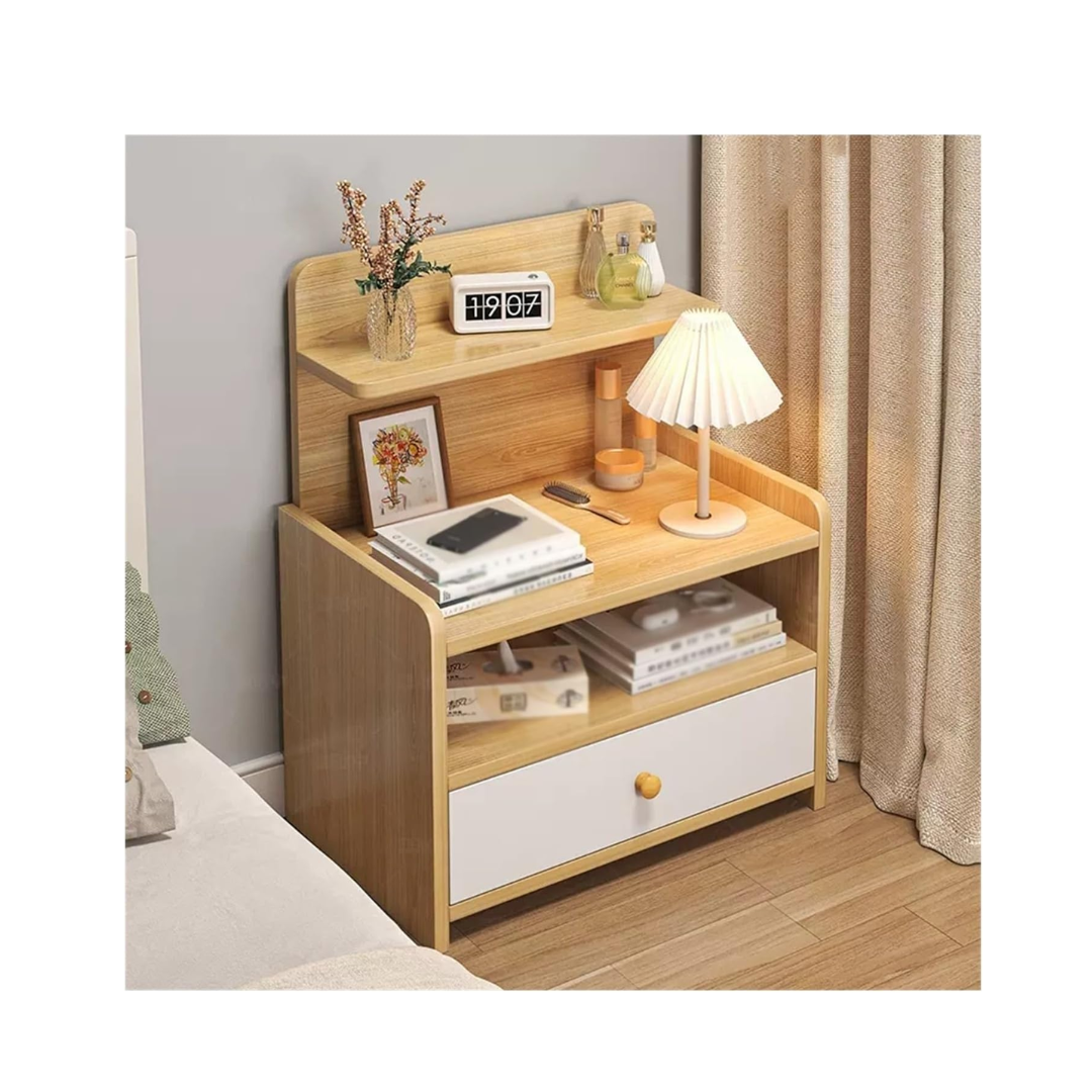MESITA DE NOCHE CON UN CAJÓN DE ALMACENAMIENTO - 1