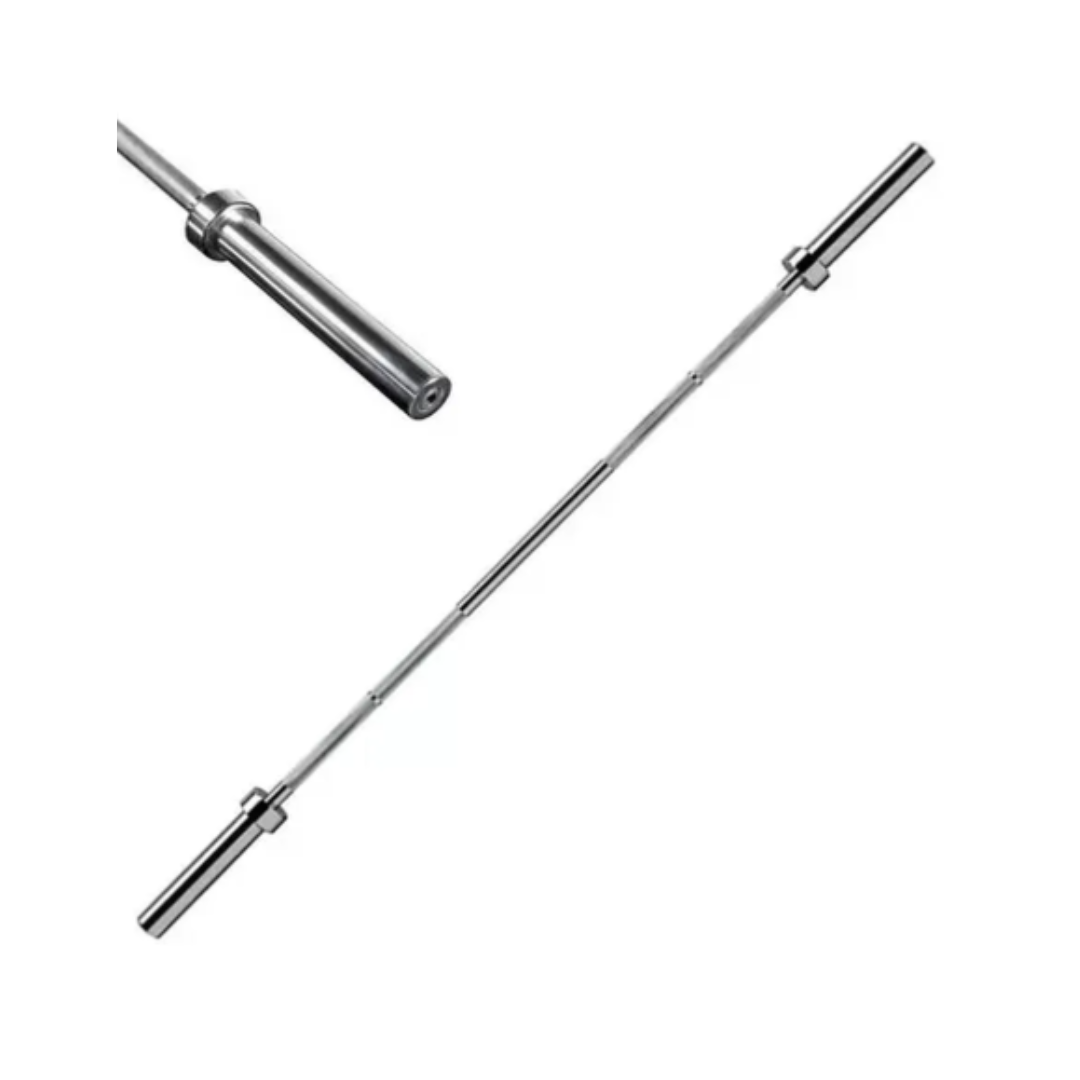 BARRA RECTA OLÍMPICA PARA PESAS DE 220CM - 1