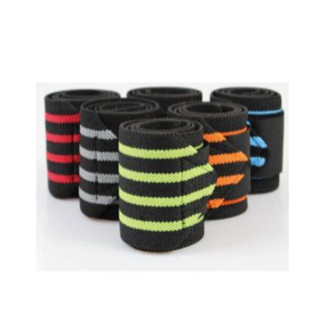 PACK DE 2 MUÑEQUERAS NEGRAS CON PROTECTOR DE PULGAR - 2