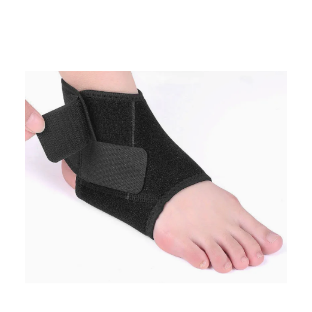 TOBILLERA DEPORTIVA AJUSTABLE CON CINTAS DE AMARRE RÁPIDO - 2
