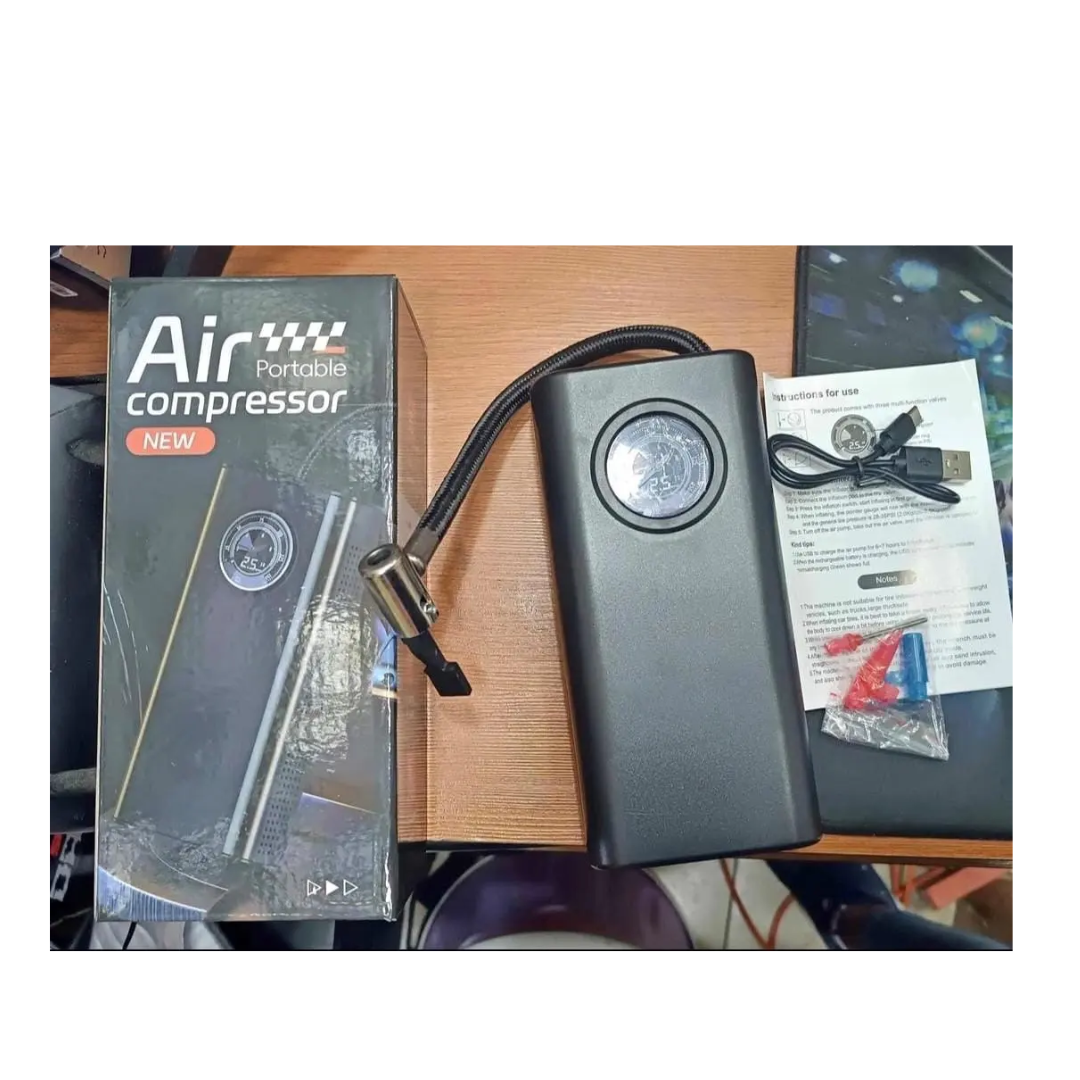 INFLADOR DE LLANTA DIGITAL PORTATIL PARA AUTO - 2