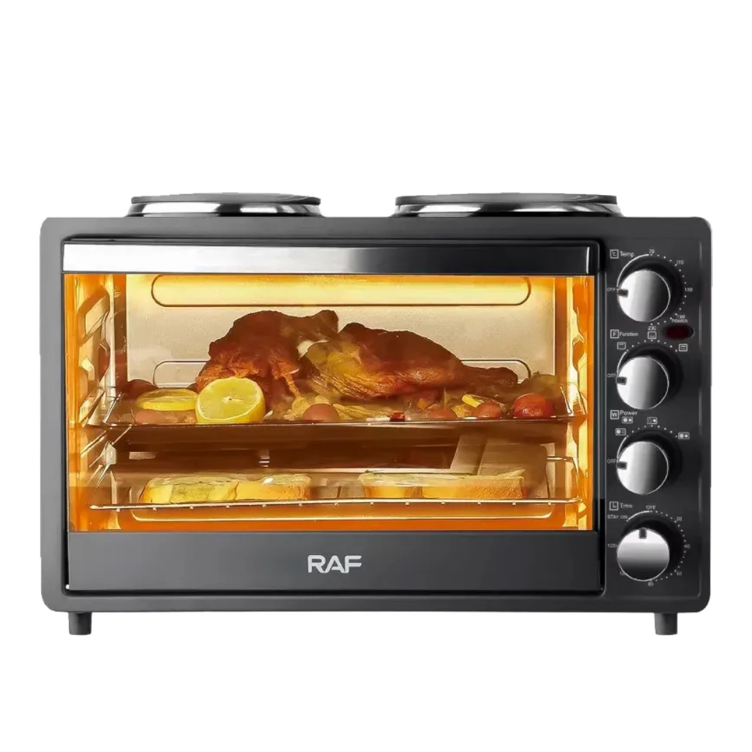 HORNO ELÉCTRICO DE 30 LITROS CON COCINA INTEGRADA - 1