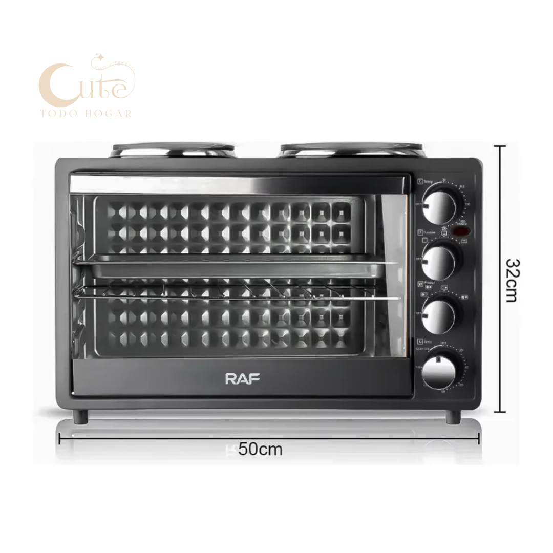 HORNO ELÉCTRICO DE 30 LITROS CON COCINA INTEGRADA - 2