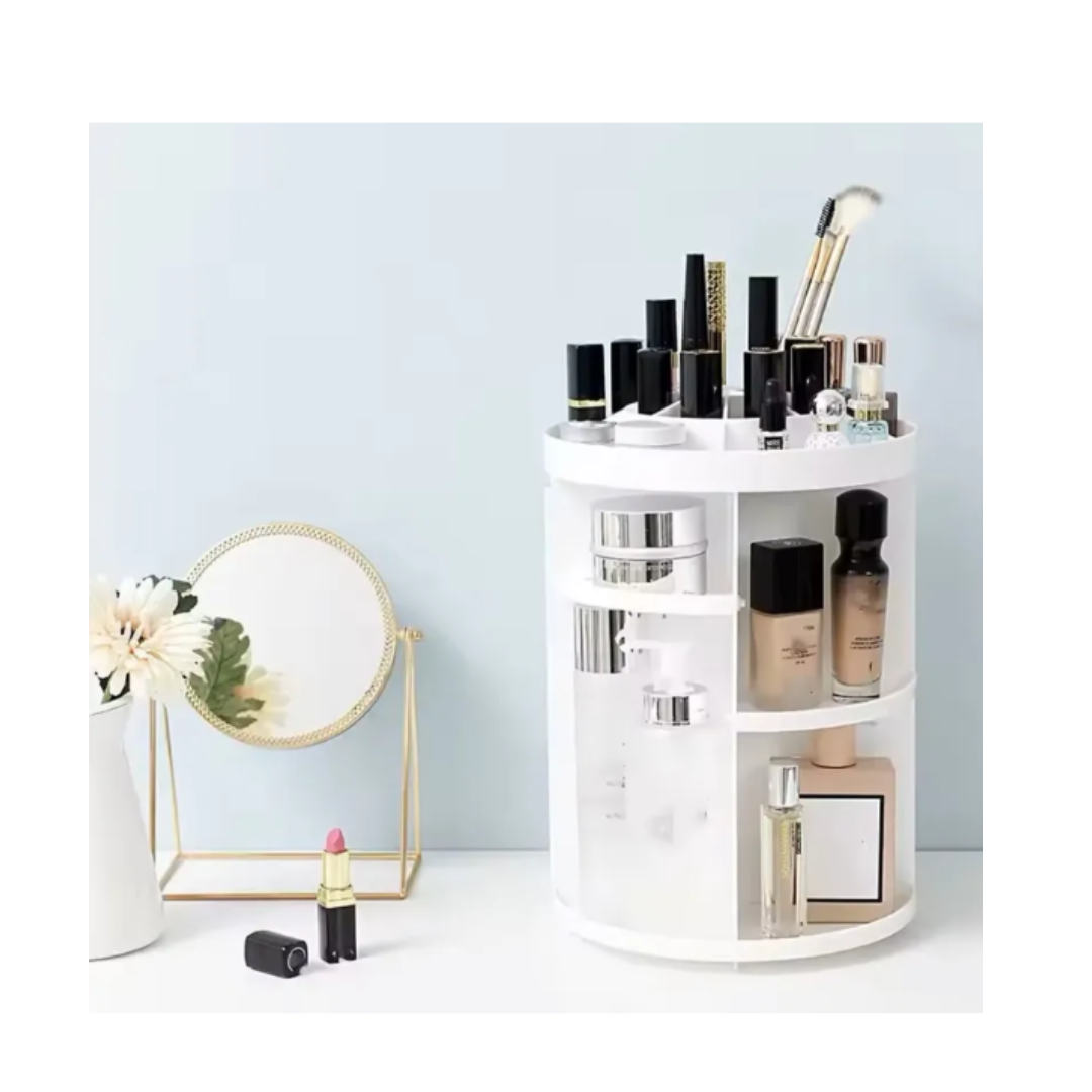 ORGANIZADOR DE MAQUILLAJE GIRATORIO - 1