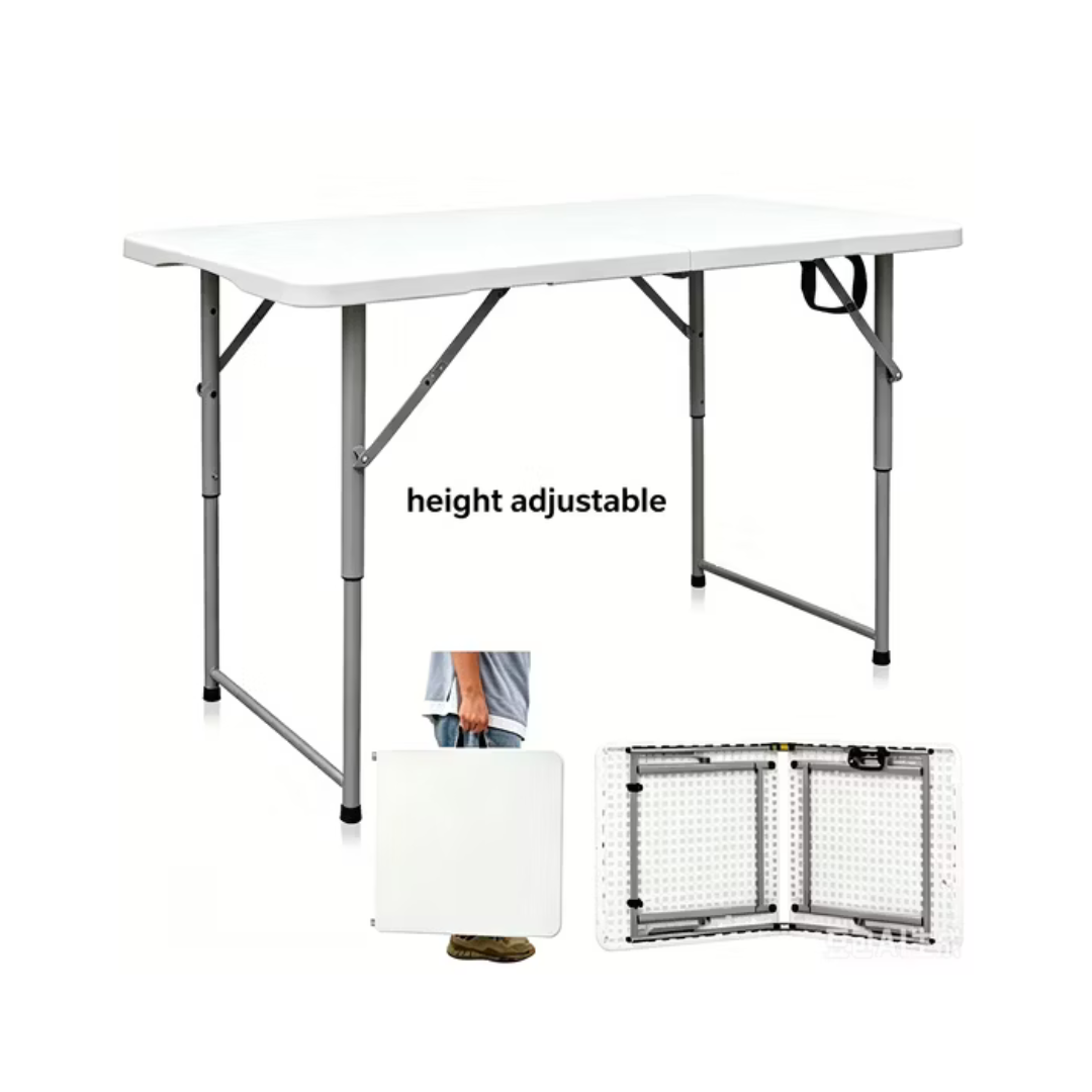 MESA RECTAGULAR DE 120 CM PLEGABLE EN MALETA - 3