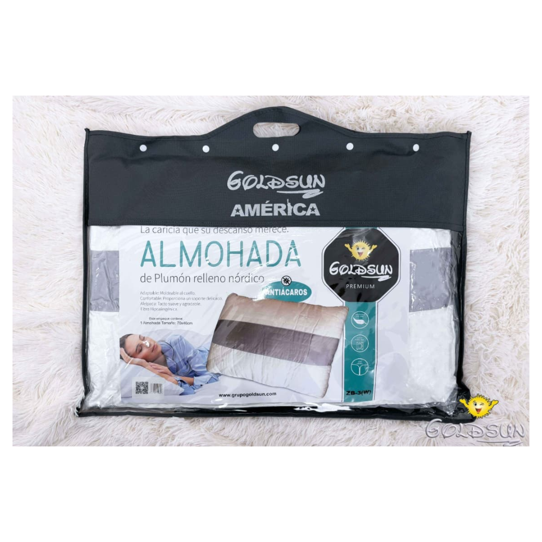 ALMOHADA TIPO PLUMÓN ANTIACAROS - 1