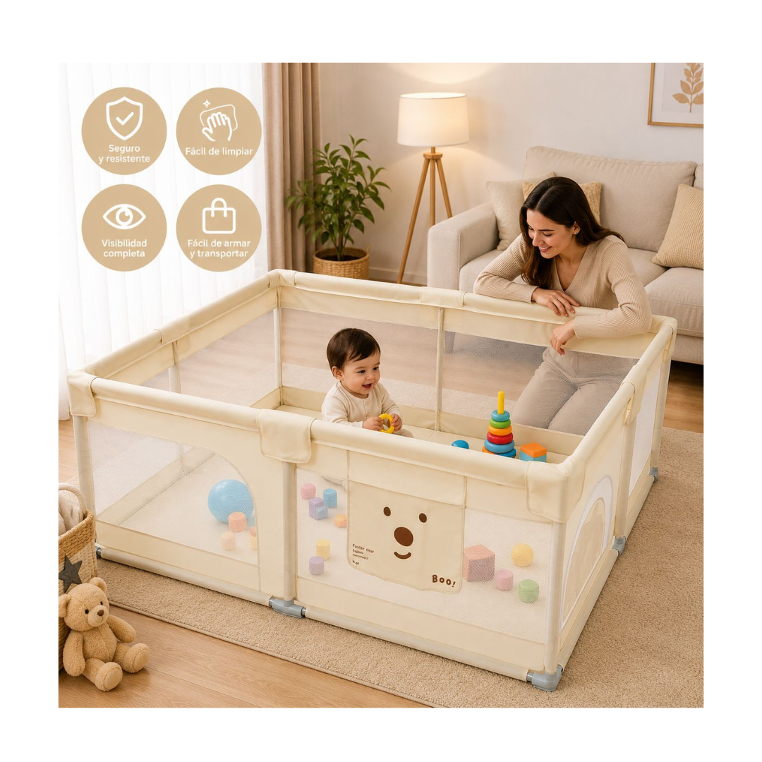 CORRAL INFANTIL DE SEGURIDAD DE 180 X 200 CM - 3