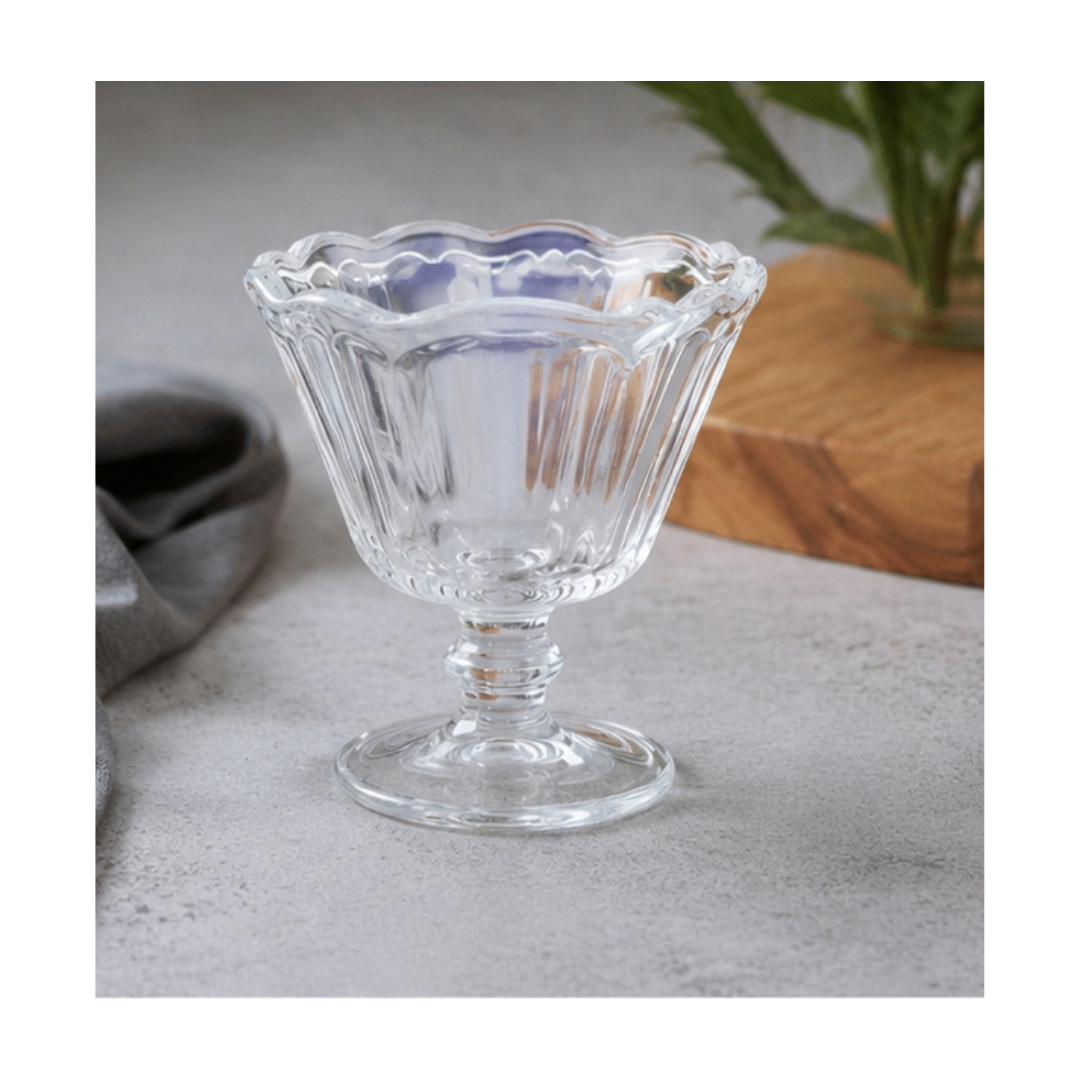 SET DE 6 COPAS DE VIDRIO PARA HELADO Y POSTRES - 3