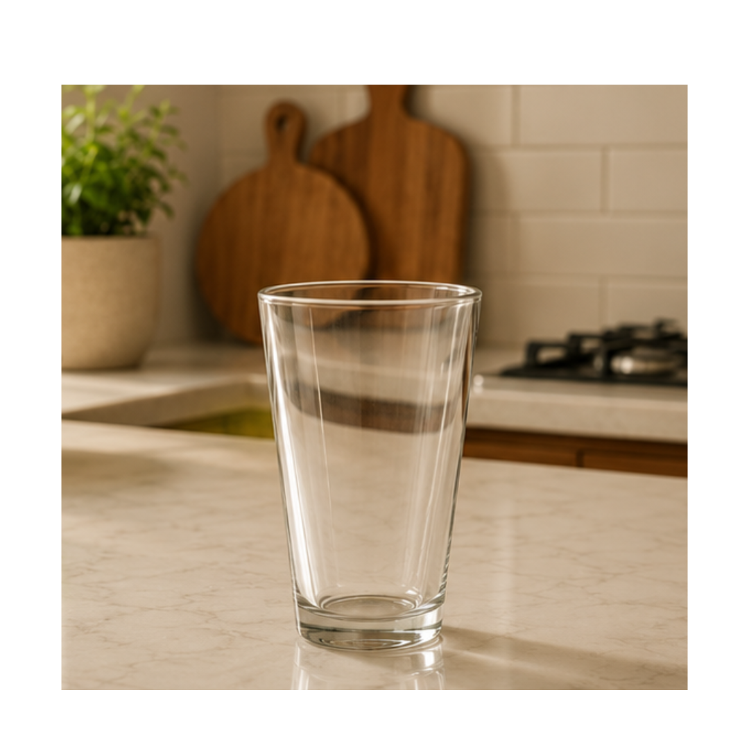 SET DE 6 VASOS DE VIDRIO MULTIUSOS DE 385 ML - 3