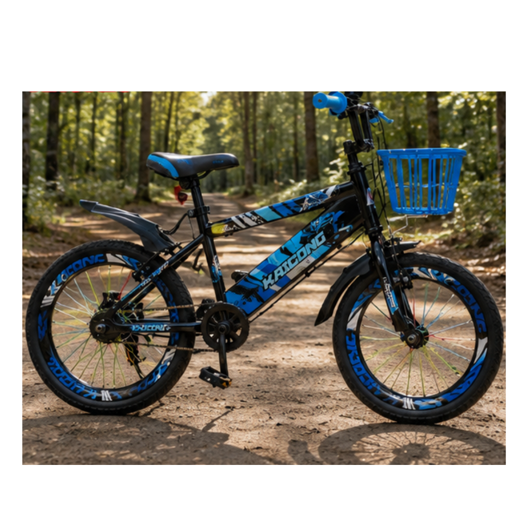 BICICLETA DEPORTIVA INFANTIL CON CANASTILLA Y RUEDAS DE APRENDIZAJE - 2