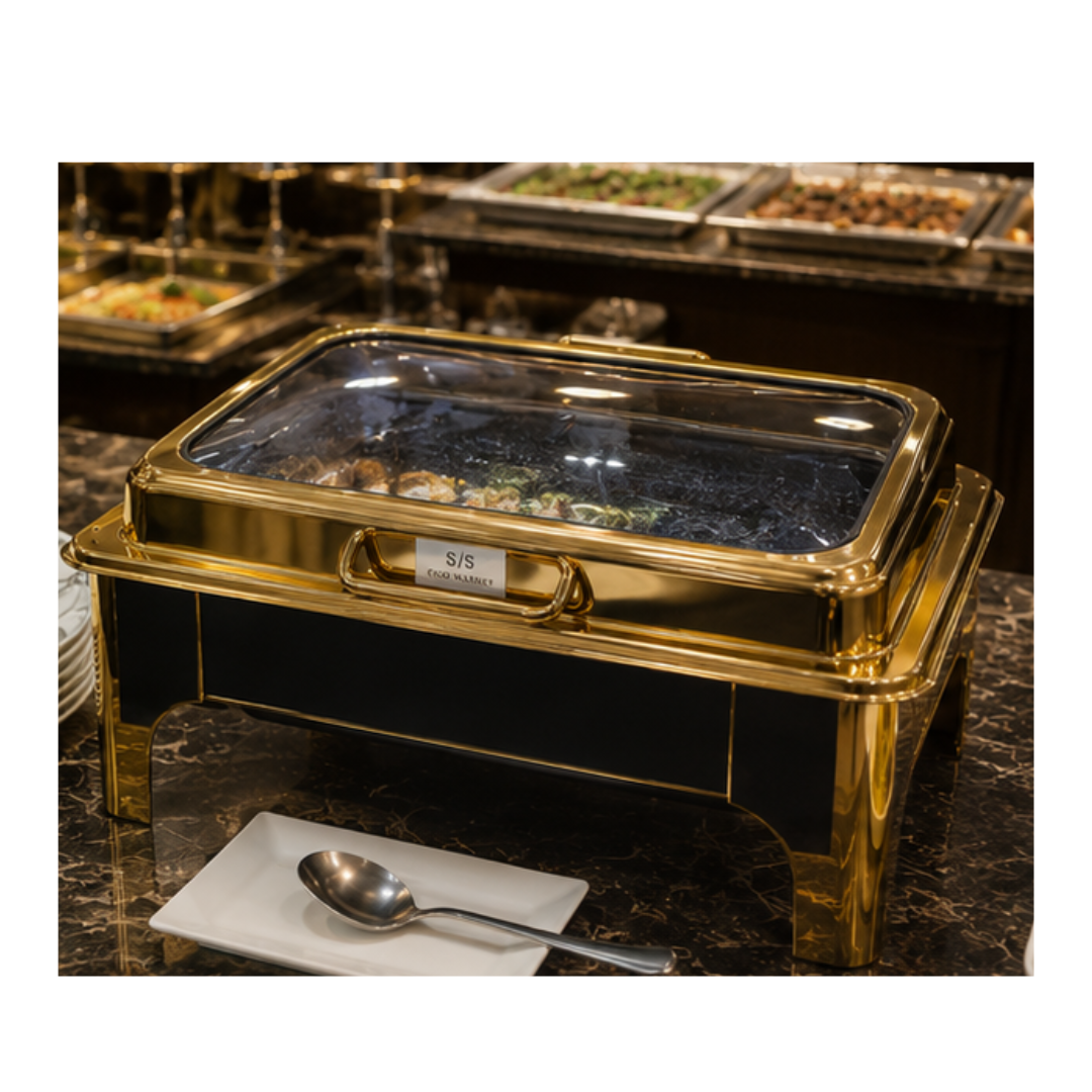 CALENTADOR DE BUFFET  RECTANGULAR CON 9L DE CAPACIDAD - 1