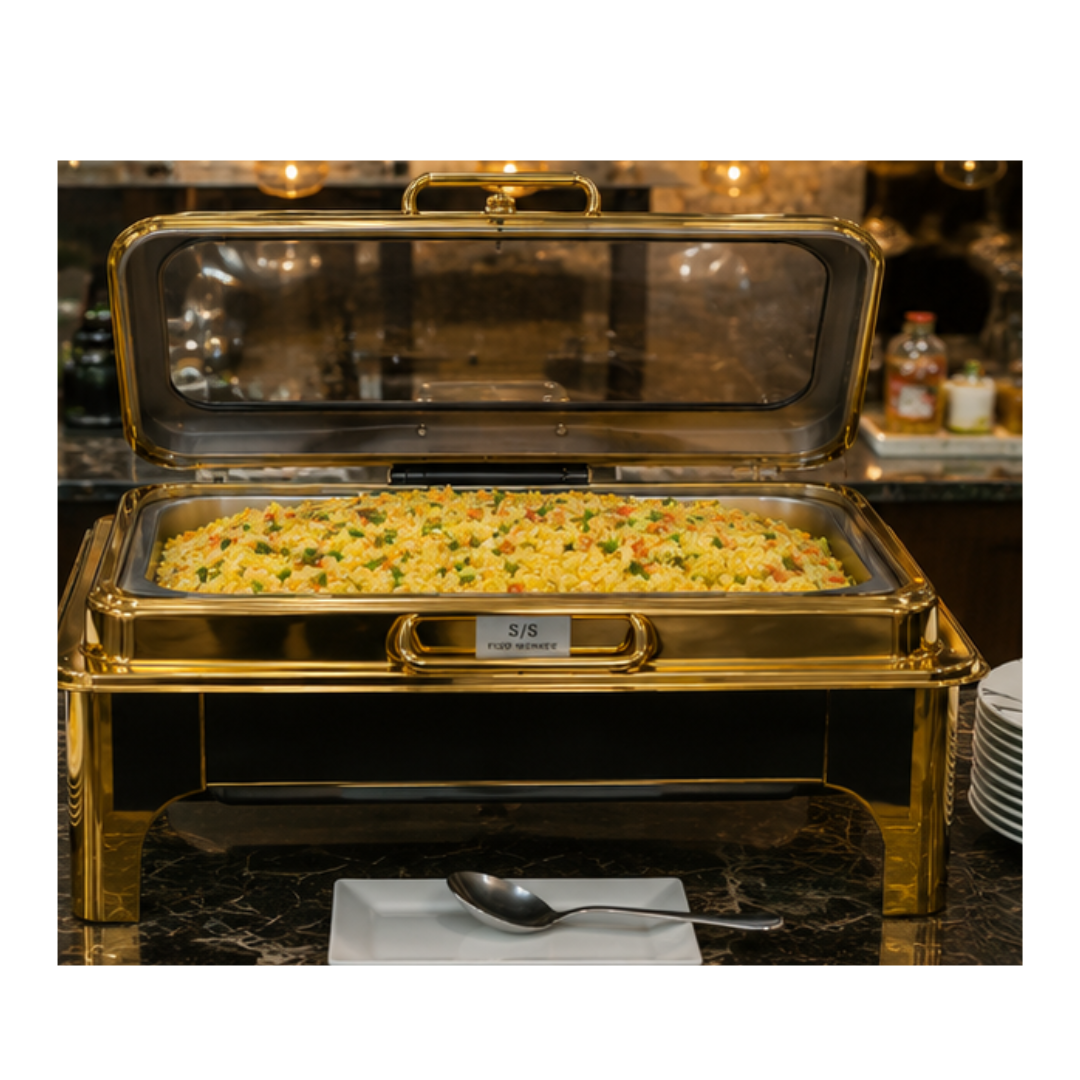 CALENTADOR DE BUFFET  RECTANGULAR CON 9L DE CAPACIDAD - 2