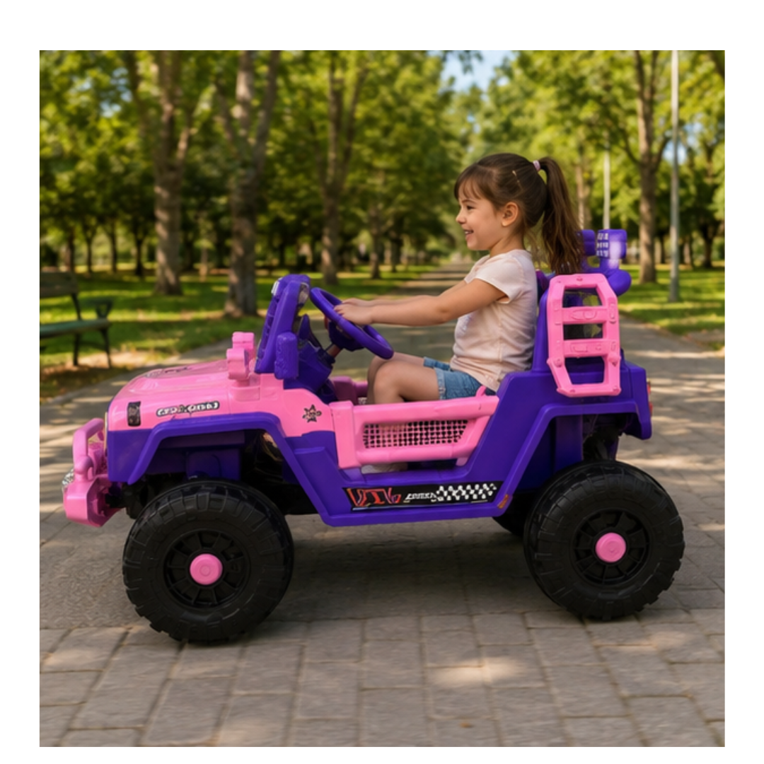 COCHE ELÉCTRICO INFANTIL PARA NIÑAS - 2