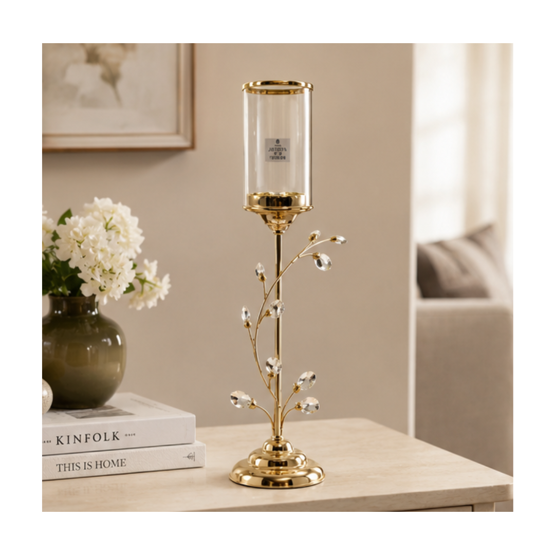 CANDELABRO DECORATIVO DE MESA DE UN SOLO BRAZO - 1