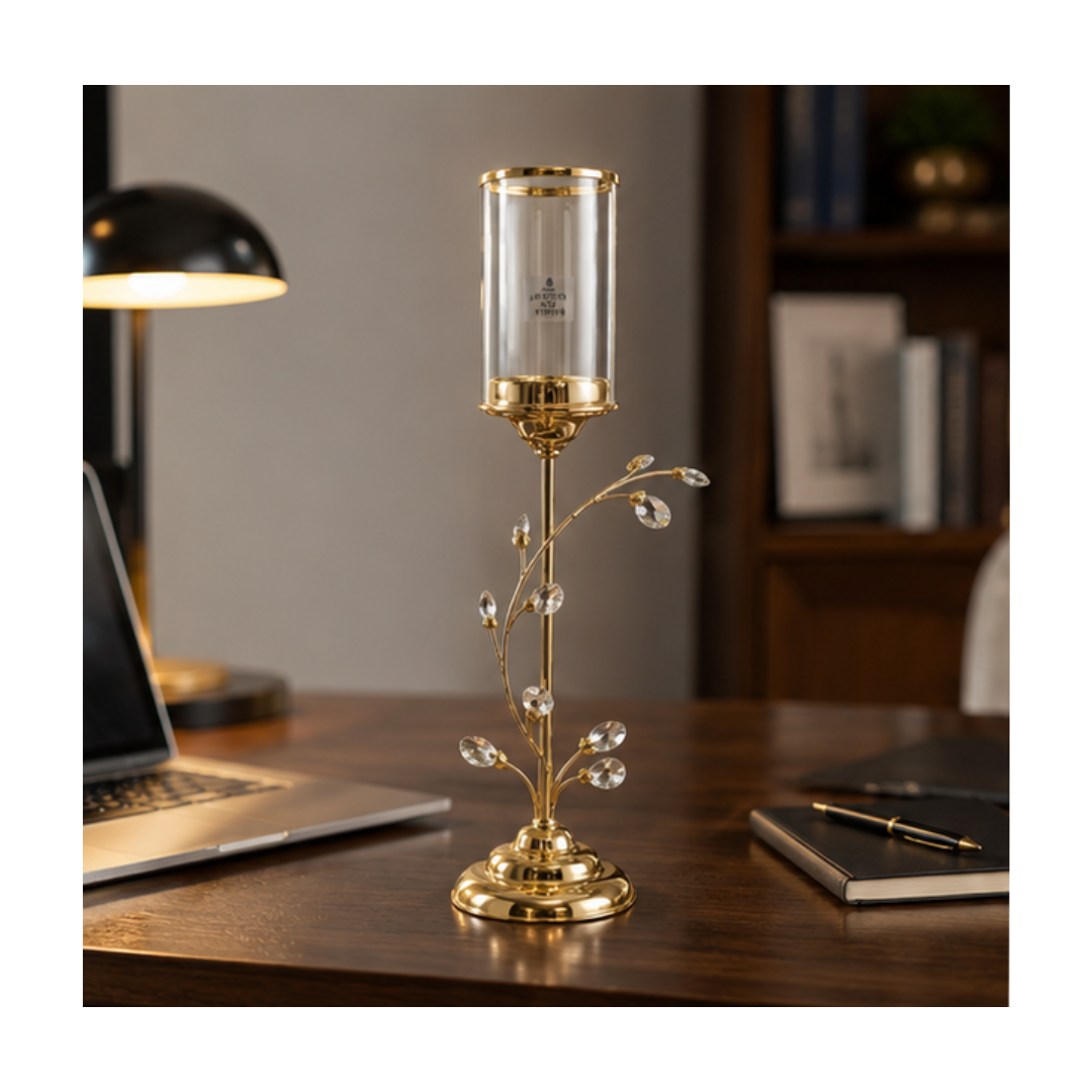CANDELABRO DECORATIVO DE MESA DE UN SOLO BRAZO - 2