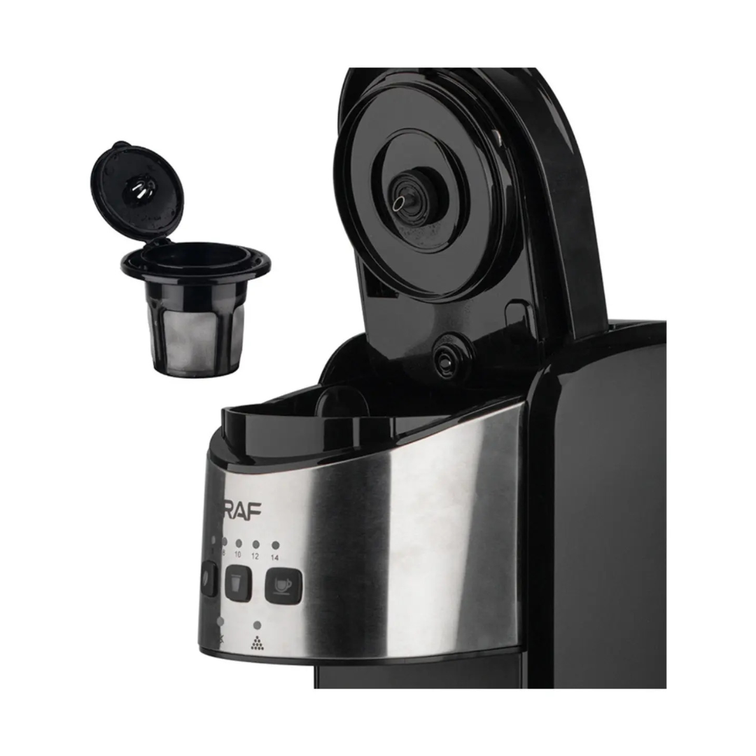 CAFETERA DE CAPSULAS ELÉCTRICA AUTOMÁTICA 3 EN 1 - 2