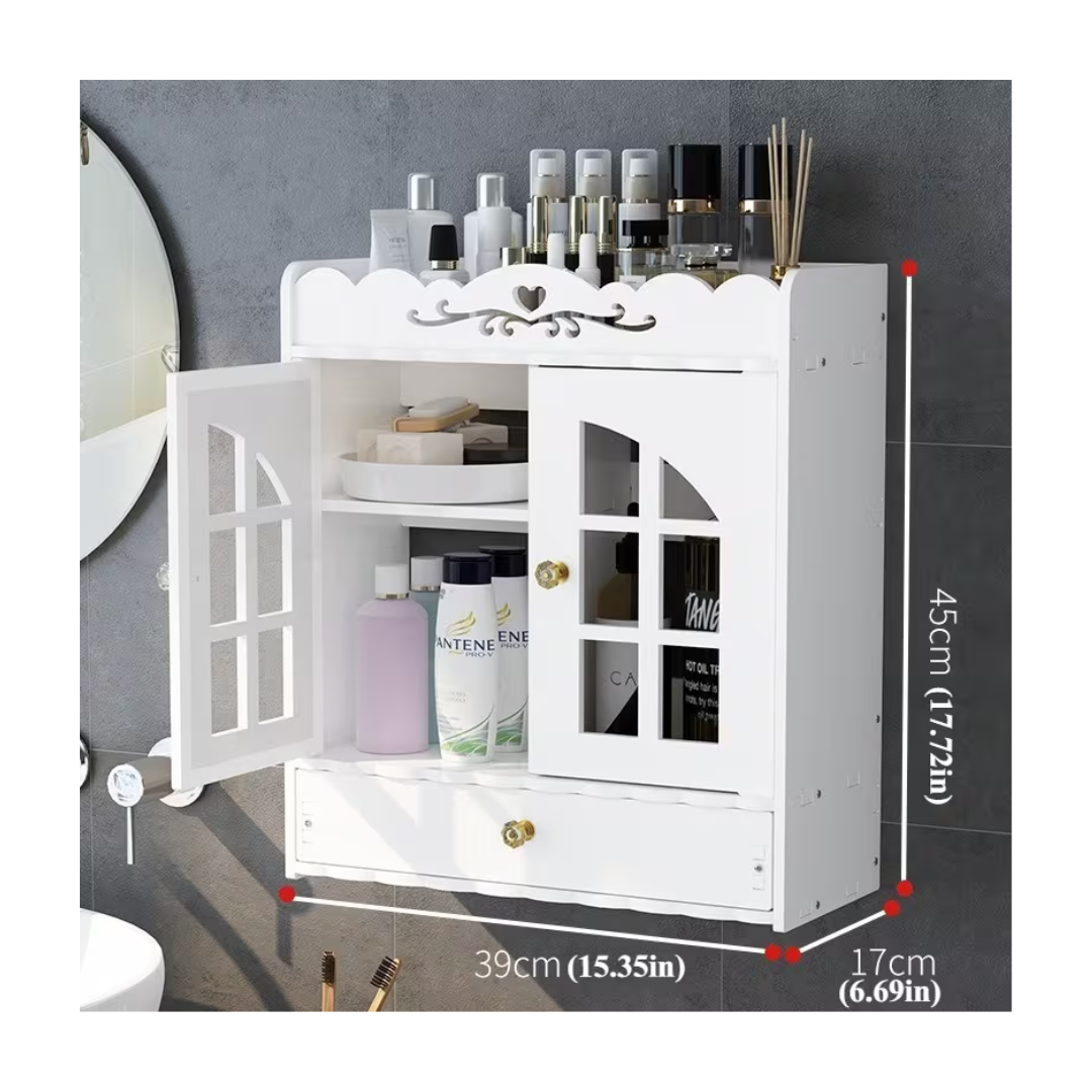 ORGANIZADOR DE COSMÉTICOS FLOTANTE PARA PARED - 2