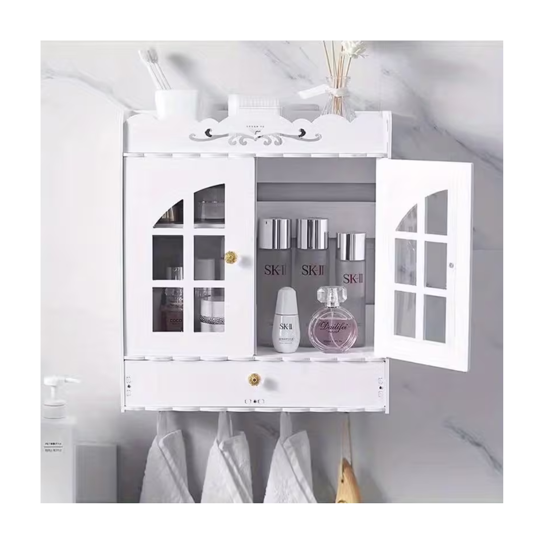 ORGANIZADOR DE COSMÉTICOS FLOTANTE PARA PARED - 3