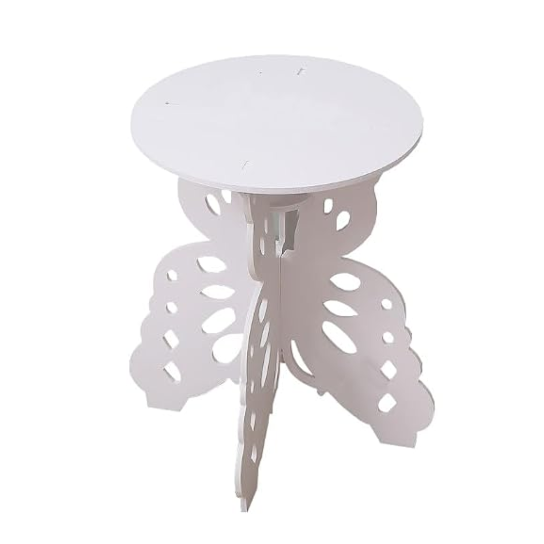 MESA AUXILIAR CIRCULAR CON BASE DE MARIPOSA - 2
