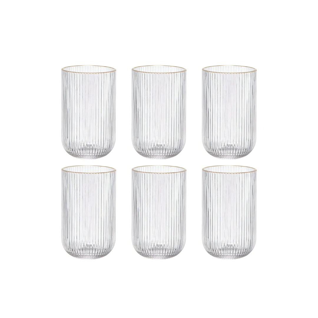 SET DE 6 VASOS CRYSTAL LINE - 2