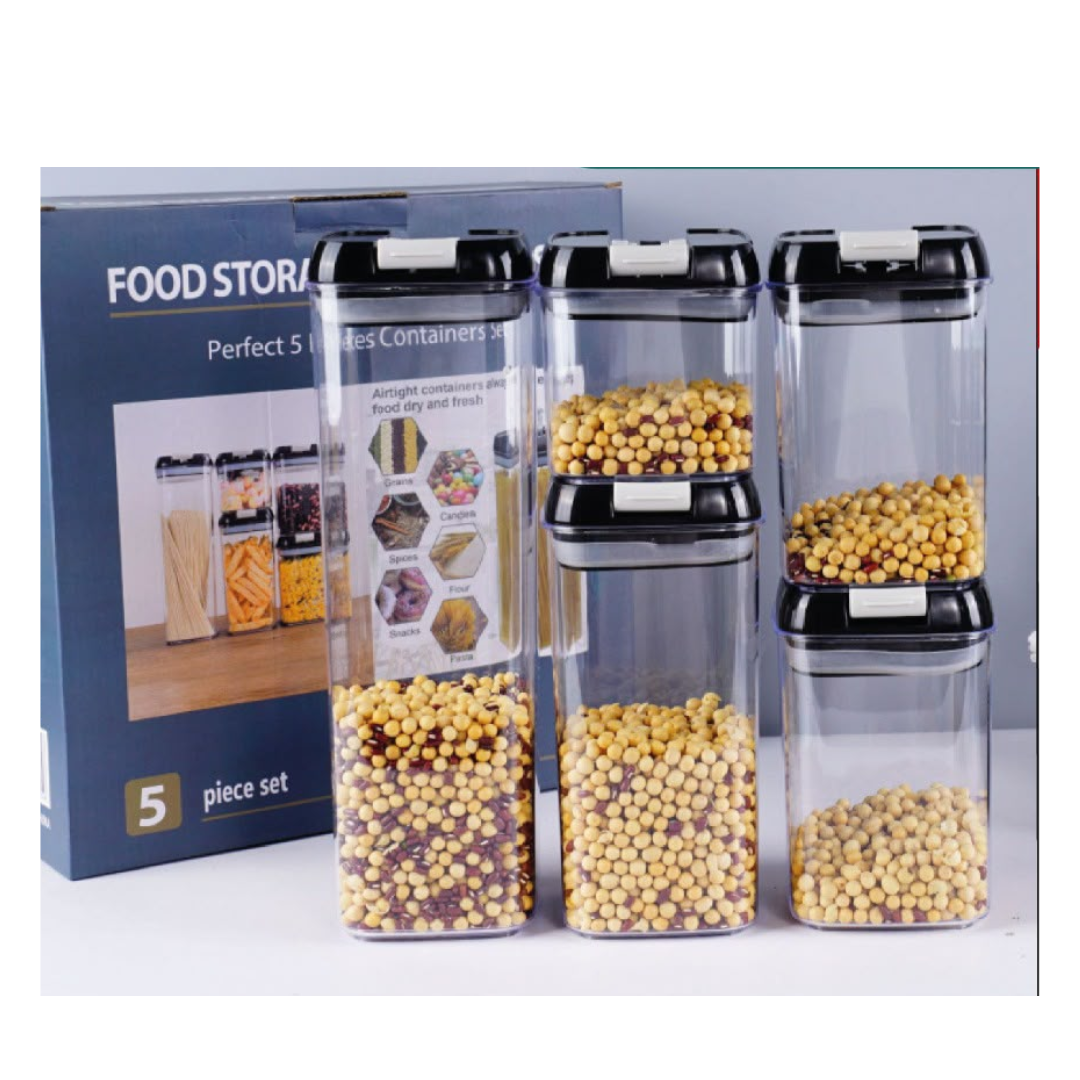 SET DE 5 FRASCOS PARA ALIMENTOS - 1