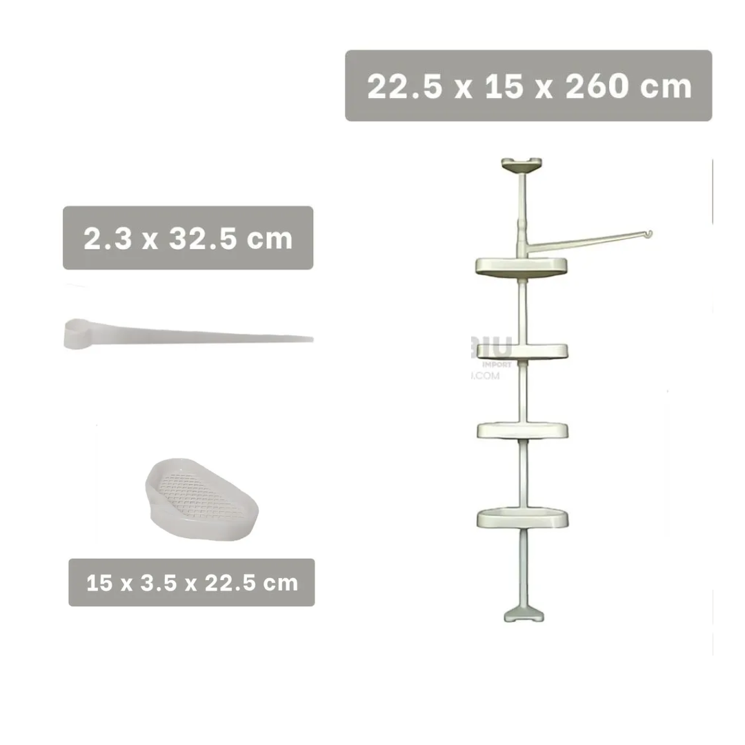ORGANIZADOR PARA DUCHA DE 4 NIVELES - 3