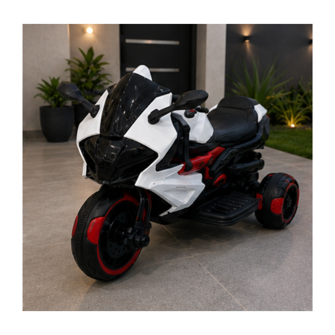 MOTOCICLETA ELÉCTRICA INFANTIL DE 3 RUEDAS - 1