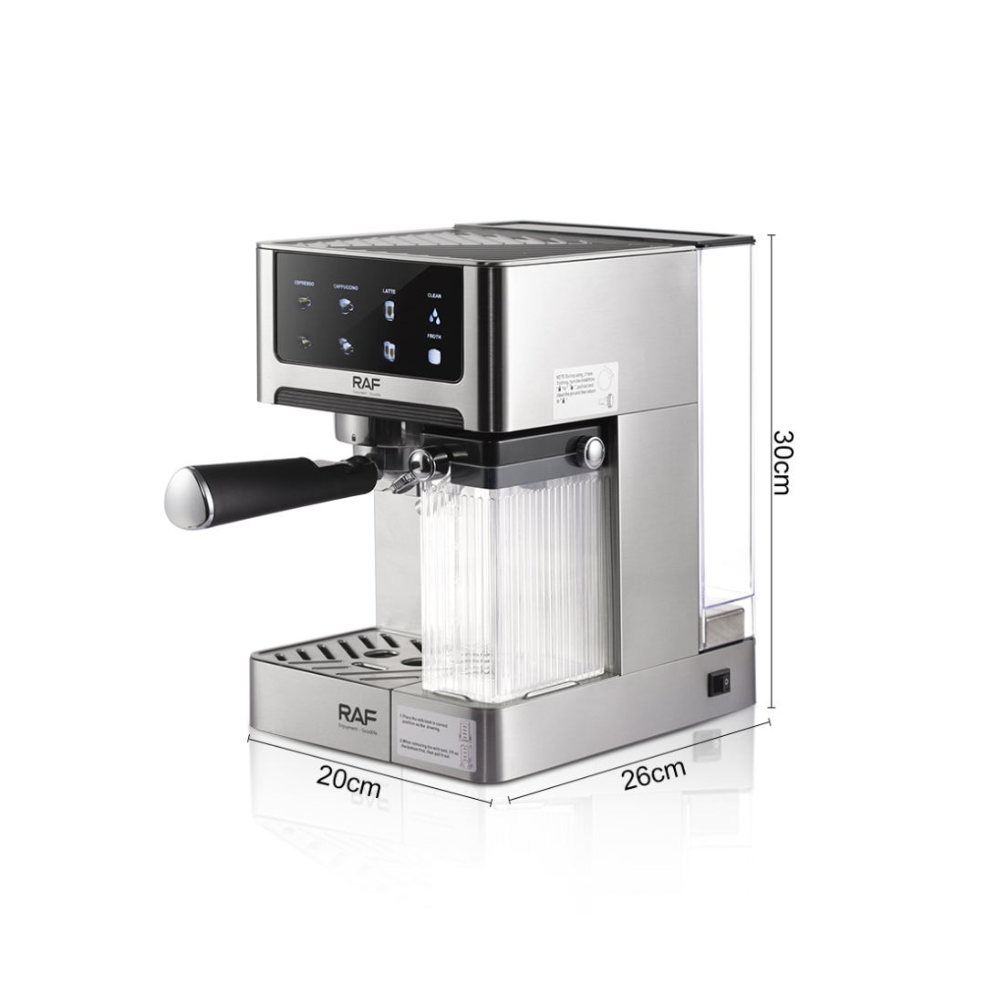 CAFETERA ESPRESSO AUTOMÁTICA DIGITAL CON ESPUMADOR DE LECHE DE 1.8L - 1