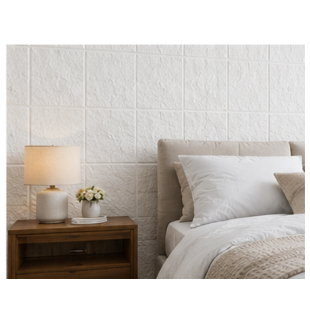 PANEL DE PARED CON DISEÑO DE PIEDRA TEXTURIZADA - 3