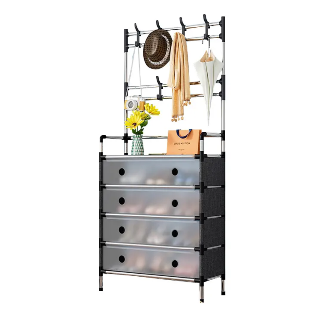 ZAPATERO ORGANIZADOR MULTIUSOS DE 4 NIVELES - 1