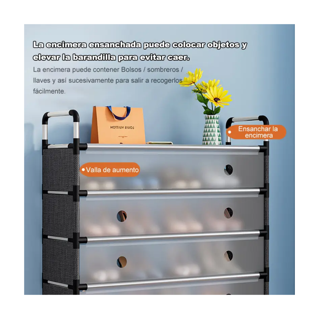 ZAPATERO ORGANIZADOR MULTIUSOS DE 4 NIVELES - 3
