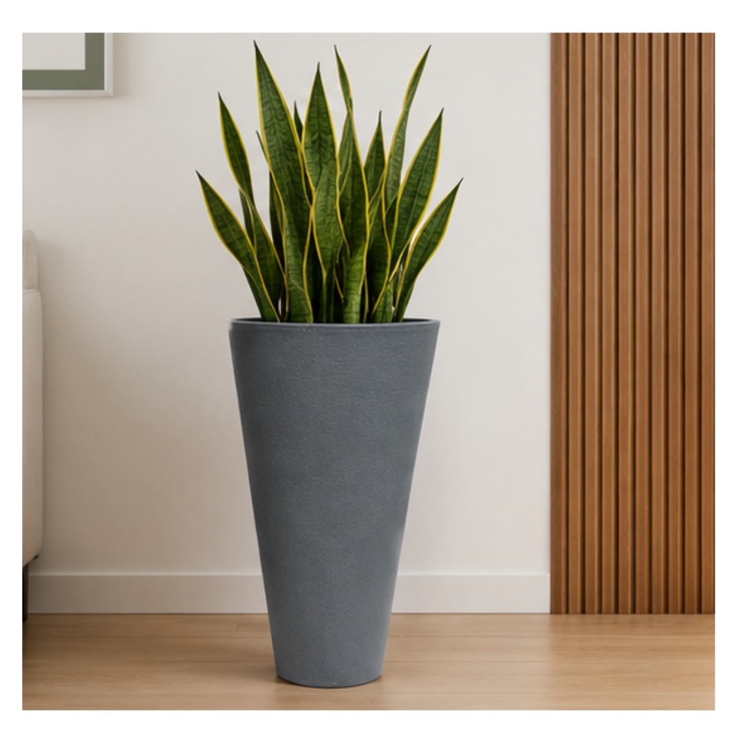 MACETERO ALTO CÓNICO PARA PLANTAS - 2