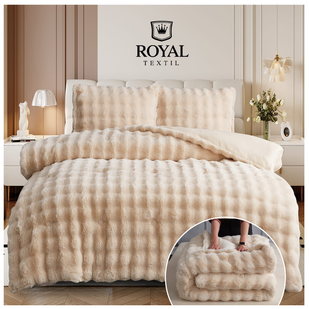 EDREDÓN PIEL DE CONEJO ROYAL QUEEN SIZE - 1