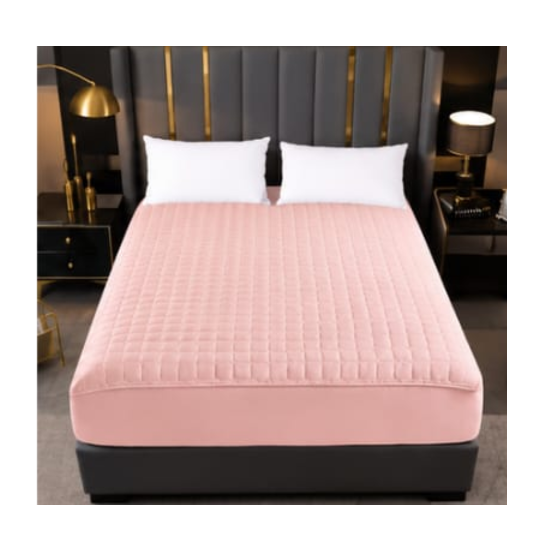 PROTECTOR DE COLCHÓN IMPERMEABLE CON CIERRE GOLDSUN 1.5 PLAZAS - 1